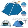 Zenph Familienzelt für 2 Personen regenfest sofortiges Camping automatisch wasserdicht Pop-Up-Zelte Sommer Outdoor