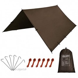KALINCO Zeltplane Tarp für Hängematte Regenschutz Sonnensegel für Ourdoor Camping Wasserdicht Anti-UV
