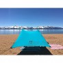 Neso Zelte Strand Zelt mit Sand Anker Portable Baldachin Sunshade 2,1m x 2,1m Patentierte verstärkte Ecken Teal