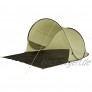 10T Pop-Up Strandmuschel Trinidad UV 80 Strandzelt 3 Mann Sonnenschutz XL Familien Windschutz Zelt
