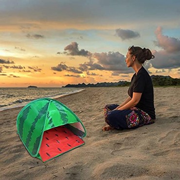 Luckxing Strandmuschel Mini Zelt Pop-up Strand Zelt Portable Shade Pool UV-Schutz Sun Shelter multfunation Faltbarer winddichter Haustierschutz Mini Zelt und Aufbewahrungstasche
