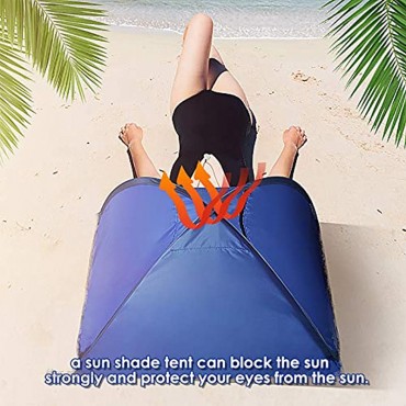 Pop-Up-Strandzelt tragbares Mini-Sonnenschutz UV-Sonnenschutz Gesichts-Kopf-Schattenschutz Mini-Strand-Sonnenschutz Strand-Sonnenschutz Überdachung sofortiges Outdoor-Strandzelt mit Tragetasche