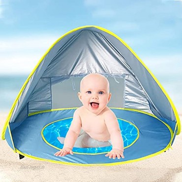 Strandmuschel für Kinder Baby Zelt uv Schutz,UV Schutz 50+ Automatisches Strandmuschel Strandzelt Belüftung Extra Light im Automatischen Pop-up-Design Wasserdicht