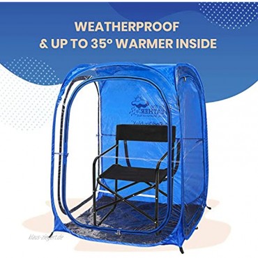 Under the Weather MyPod 2XL Pop-Up Wetter-Pod Schutz vor Kälte Wind und Regen