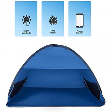 WERTAZ pop up strandmuschel klein Sun Shelters Instant Pop Up Face Shade Baldachin Anti-UV Automatic Shade Zelt für Outdoor Strand Camping Angeln Wandern