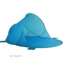 XXL Popup Strandmuschel für 2 Personen 165x200x100 cm Strandzelt Wurfzelt Sonnenschutz & Windschutz