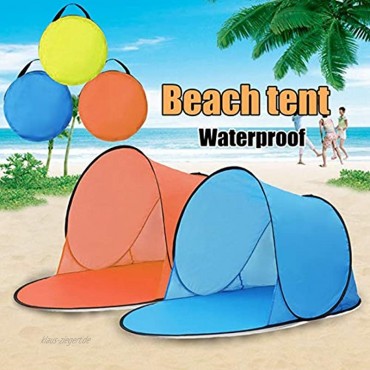 YUYDYU Strandmuschel Strandsonnenzelt für Baby und Kinder UV-Schutz Pop-Up-Strandzelt Campingzelt 142x72x60 cm