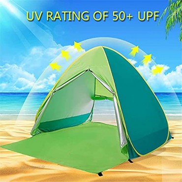 ZDYLM-Y Strandzelt Sonnenschutz UV Cabana Shelter Zelte Automatische Einrichtung Camping Strandschirm Zelt für UV Sonnenschutz für 3-4 Personen
