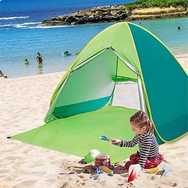 ZDYLM-Y Strandzelt Sonnenschutz UV Cabana Shelter Zelte Automatische Einrichtung Camping Strandschirm Zelt für UV Sonnenschutz für 3-4 Personen