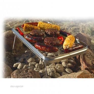 Camerons CSG Campinggrill Scout silber 43,2 x 53,3 x 27,9 cm 975 g