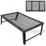 RiToEasysports Camping Grill Gate Faltbarer Grill Lagerfeuer Grillrost für Camping BBQ