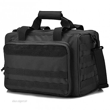 Rlevolexy Range Bag für Kurzwaffen und Gewehre Duffle Range Pistolentasche mit Trennwänden und Gurtband Multifunktions-Aufbewahrungstasche Outdoor