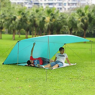 GHGD Camping-Plane Outdoor-Zelt-Sonnenschutz Ultraleichtes Wasserdichtes Camping-Plane Mit Tragetasche Für Campingausflüge Angelspaß Im Hinterhof