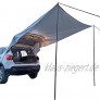 HUUATION draußen Auto hintere Auto Seite Kofferraum Baldachin markante reisezelt Camping Camping Sunshade und regenfestes Zelt