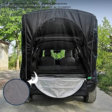 Miugwp Auto Vorzelt Auto kofferraumzelt Heckklappe Markisenzelt Wasserdichtes winddichtes tragbares Reisezelt Für SUV Camping Im Freien Anti-UV Markise