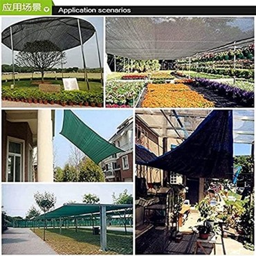 QBV 85% Schattentuch mit Ösen,Garden Black Wärmedämmnetz für Terrassenrasen Pergola Pflanzen Gewächshaus Farbe : Black Größe : 4x10m 13.2x33ft