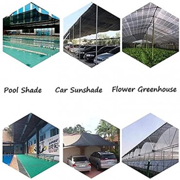 QBV 95% Garten schwarzes Schattentuch,Sonnengitter mit Ösen,Privacy Protice Outdoor,Plant Greenhouse Cover Shade Fabric Farbe : Black Größe : 6x8m 19.8x26.4ft