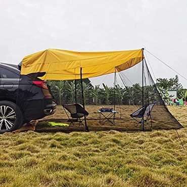 QUYY Auto Markise Sonnensegel Wasserdich Oxford Camping Vorzelte Vordach Auto Heckzelt Auto Seite Konto Zelte Verschleißfestes Anti-UV Zeltplanen Heckzelt Für Wohnwagen Auto Für Camping Und Familie