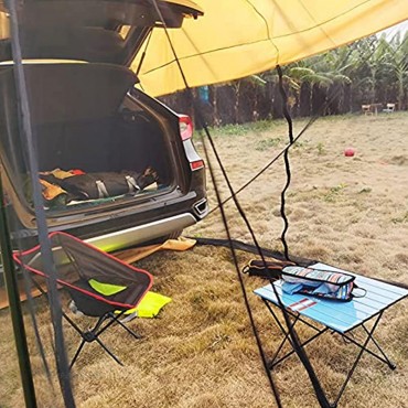 QUYY Auto Markise Sonnensegel Wasserdich Oxford Camping Vorzelte Vordach Auto Heckzelt Auto Seite Konto Zelte Verschleißfestes Anti-UV Zeltplanen Heckzelt Für Wohnwagen Auto Für Camping Und Familie