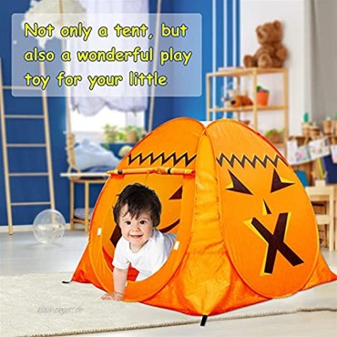 SONG Outdoor Halloween Pump-Kin Zelt Urlaub Party Beach Zelt Propstoy für Kinder Indoor Outdoor Camping Zubehör Geschenke für Kinder