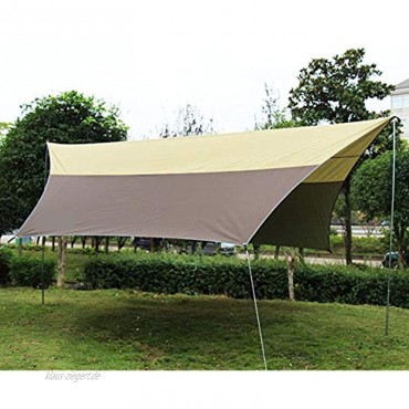 TAKE FANS Zeltplane Outdoor Portable Widen Rainshed Sunshade Sky Curtain Camping Zelt Tarp Shelter 480x520cm