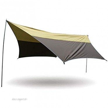 TAKE FANS Zeltplane Outdoor Portable Widen Rainshed Sunshade Sky Curtain Camping Zelt Tarp Shelter 480x520cm