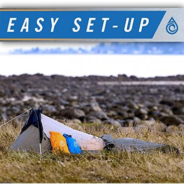 Aqua Quest Hooped Biwak Zelt 100% Wasserdichter Schutz Ultraleicht Einfacher aufbau Bivvy Zelt für 1 Person