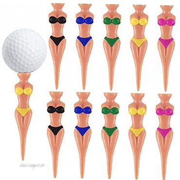Liadance Golf Tees Golf Pin Lustige Bikini Model Mädchen Pin Up Golf Zubehör Für Outdoor-Golf Training 10pcs
