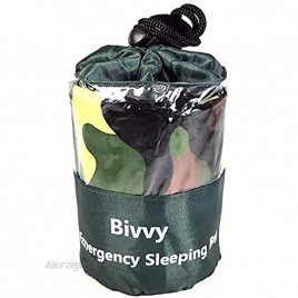 N Y Notfallschlafsack Wasserdichter ultraleichter Bivy Sack Survival-Schlafsack mit Wärmespeicherung für Outdoor-Camping-Wanderungen
