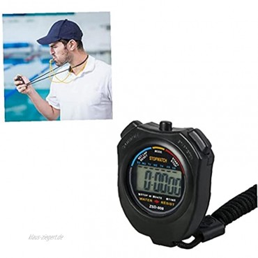 Stoppuhr Chronograph Sport-Uhr-digital-Handheld Multi-Function Professionelle Elektronische Anzeige Für Sport Trainer Schwarz