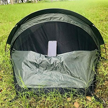 YingQ Campingzelt Einzelperson Erwachsene Bivvy Sack Rucksack Ultralight Thermal Portable Travel Camping Zelt Outdoor Schlafsack Wasserdicht
