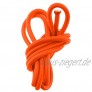 Homyl Expanderseil 4mm Gummiseil Planenseil Spannseil elastisch Bungee-Seil Orange 2m