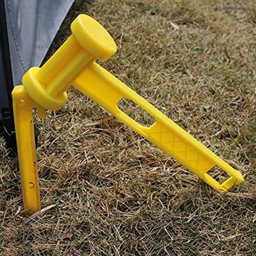 BLLBOO Hammer Kunststoff Hammer Tragbare Kunststoff geschliffene Nägel Hammer Zelt Peg Leichte Werkzeuge Outdoor Camping Zubehör