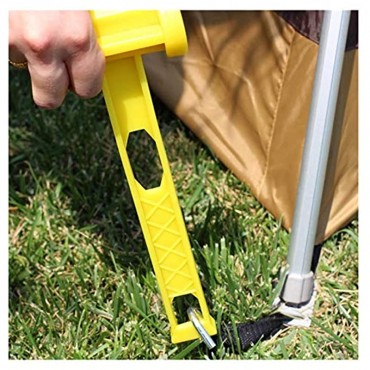 CXKSB Handbetätigte Werkzeuge Campingzelt Nagelkunststoff Mallet Hammer Nagel Nagel Puller Remover Outdoor Ultraleichte Zelt Hammer und Nagelhammer Mehrzweckhammer Bequem und langlebig