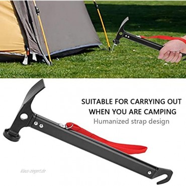 SALUTUYA Camping Mallet Leichter Outdoor Camping Hammer Camping Hammer Multifunktional zum Graben