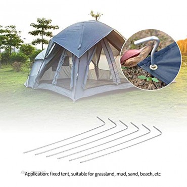 50 Stück 9 Zoll Camping Peg verzinkter Stahl für Zelt Plane Wandern Rucksack Dekoration Befestigung Heringe Zeltpflöcke
