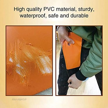 9 PCS PVC Patch Reparaturset Pannenreparaturset Wasserdichtes Pool Patches Klebeset für Schlauchboot Kajak Schwimmbäder Spielzeug