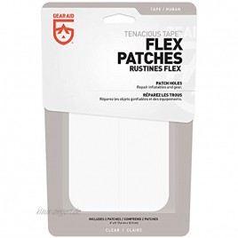 Gear Aid Unisex– Erwachsene Tenacious Tape Flex Patches klar One Size