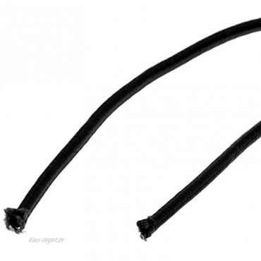 MagiDeal Elastische Bungee Rope Expanderseil Gummiseil Planenseil Spannseil Ø 3mm Schwarz Weiß