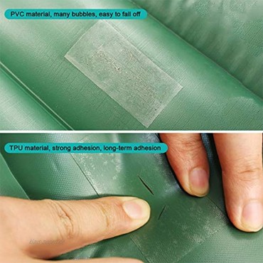 mumisuto Wasserdichtes Patch-Reparatur-Set TPU-Aufkleber Transparentes Reparaturband Starke Wasserbeständigkeit für aufblasbare Produkte Zelt-Schwimmringe Reparaturgröße ca. 3x147,6 Zoll B x L