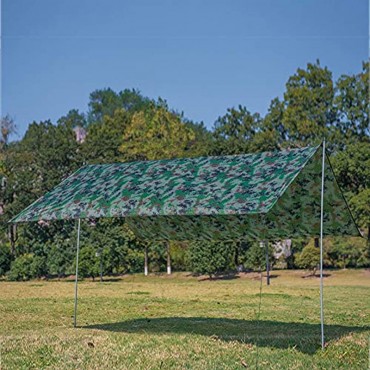 Deror Campingplane,wasserdichte Zeltplane,Wasserdichter Schutz Überschüssiges Hochleistungs-Schattensegel Sonnendach Outdoor Sun