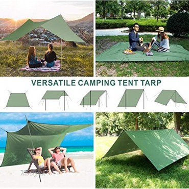 Idefair Camping Zelt Plane wasserdichte Regenfliege Plane für Camping Outdoor UV-Schutz Shelter Footprint für Outdoor Camping Rucksack Wander Hängematte
