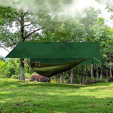 SZSMD Zeltplane Wasserdicht Hängematten Zelt Tarp,Tarp für Hängematte Anti-UV Leichte Tragbare für Camping Wandern Outdoor-Aktivitäten