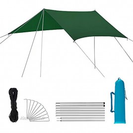 SZSMD Zeltplane Wasserdicht Hängematten Zelt Tarp,Tarp für Hängematte Anti-UV Leichte Tragbare für Camping Wandern Outdoor-Aktivitäten