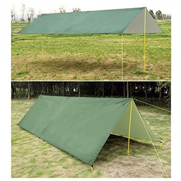 VGEBY Wasserdicht Zeltplane mit Öse für Camping und Outdoor mit Tragetasche