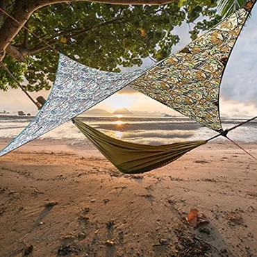 Werstand Campingplanen Anti-UV Zeltplane Tarp für Hängematte Sonnenschutz Camping Zelt Tarp 210D Ultraleicht Tent Tarp Regenschutz Outdoor Plane Camping-Plane mit Tragbare für attractively