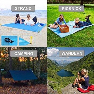zanasta Picknick-Decke Camping Plane leichte kompakte Größe wasserabweisend