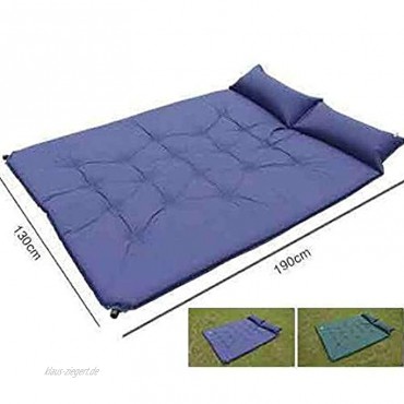 Generies Camping Aufblasbare Schlafmatte Matratze Selbstaufblasbare Outdoor Roll Up Schaumbett Mit Kissen Dicke Tragbare Schlafunterlage Grün * L.