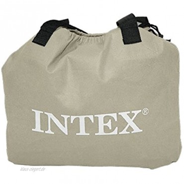 Intex Pillow Rest Raised Luftbett Queen 203 x 152 x 42 cm Mit eingebaute elektrische Pumpe
