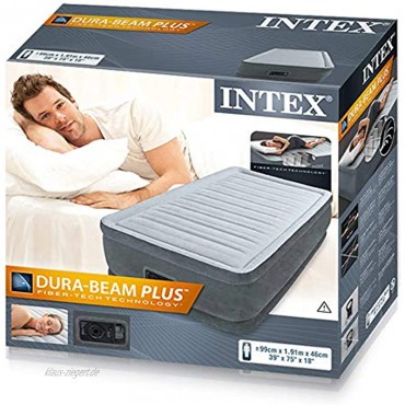 Intex Unisex– Erwachsene 64412 Twin Grau Normal